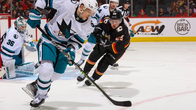 San Jose Sharks v Calgary Flames 